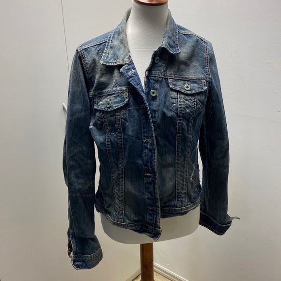 Ralph Lauren Polo Jeans Company Lydia Repair Jean Jacket